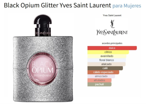 Yves Saint Laurent Black Opium Eau De Parfum Glitter 90 ml